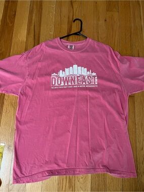 DownEast Cider house Pink Logo T-Shirt - Men